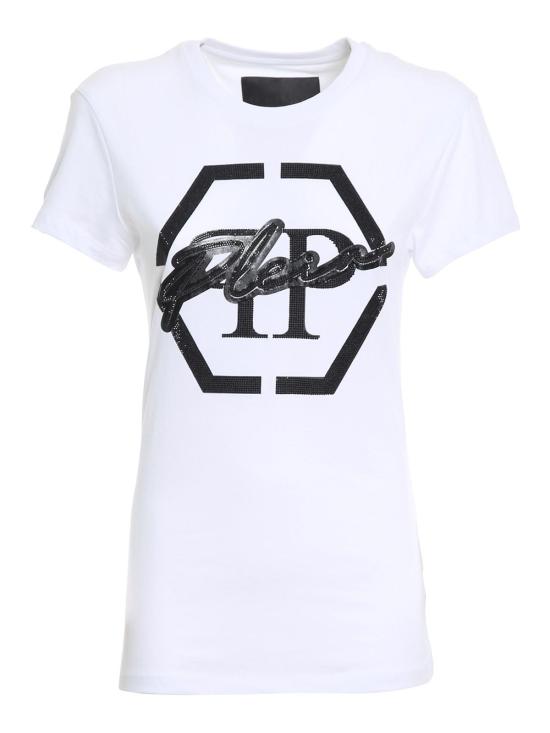  필립 플레인 반팔 티셔츠 A20CWTK2112PJY002N01 White