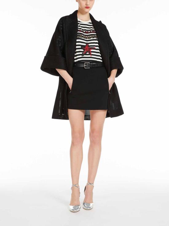 25FW 막스마라 반팔 티셔츠 2421946041650002 Light Yellow - MAX MARA