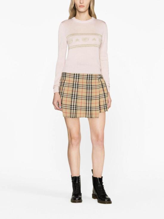  키아라 페라그니 스웨터 75CBFM12CMH27439 White - CHIARA FERRAGNI