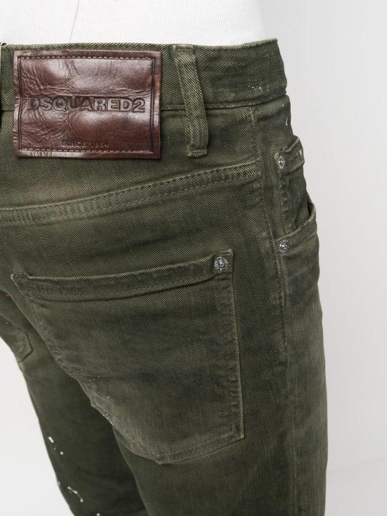  디스퀘어드2 스트레이트 팬츠 S74LB1356S30733697 Green - DSQUARED2