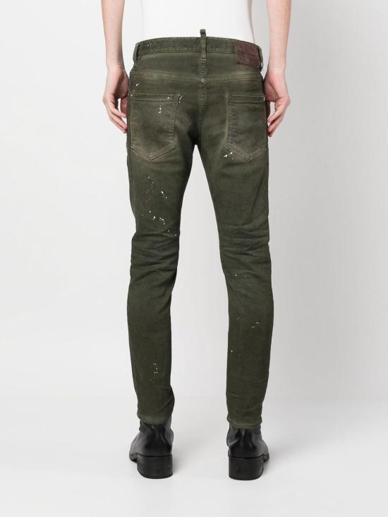 디스퀘어드2 스트레이트 팬츠 S74LB1356S30733697 Green - DSQUARED2