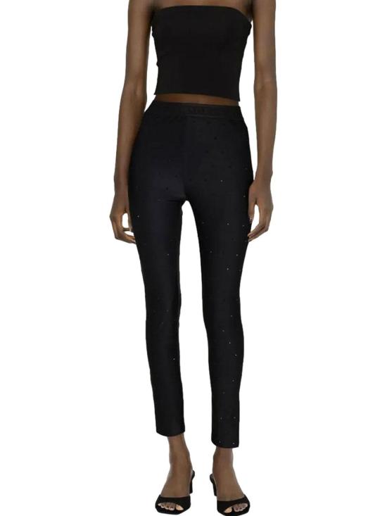 24FW 베르사체 스트레이트 팬츠 76HACE05CJXXE899 Black - VERSACE