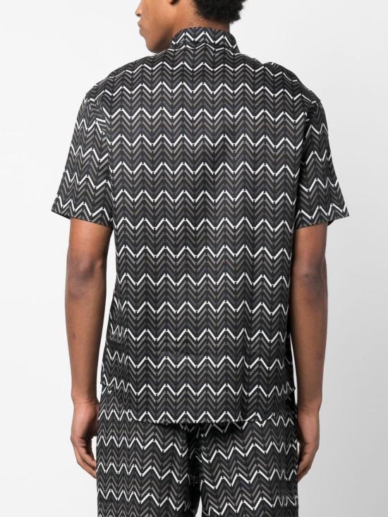  엠포리오 아르마니 반팔 셔츠 3R1CQ71NWDZF074 Black - EMPORIO ARMANI