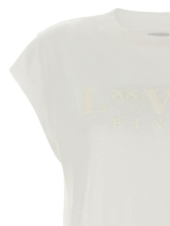 26SS 핑코 반팔 티셔츠 104603A2D1Z05 White - PINKO