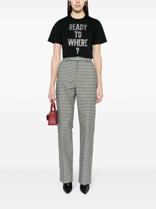 24FW 모스키노 반팔 티셔츠 071304411555 Black - MOSCHINO