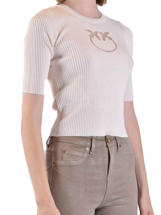  핑코 반팔 티셔츠 102017A1KWZ12 White - PINKO