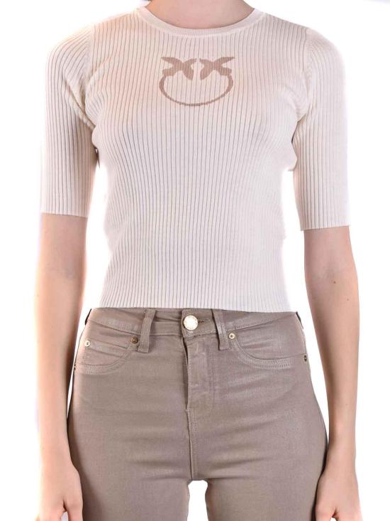  핑코 반팔 티셔츠 102017A1KWZ12 White - PINKO