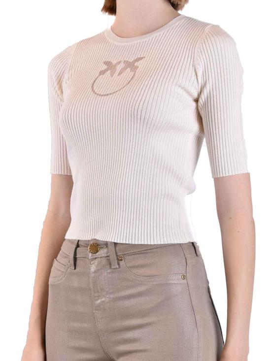  핑코 반팔 티셔츠 102017A1KWZ12 White - PINKO