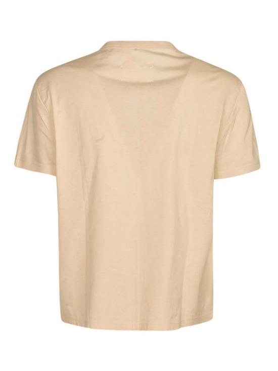 25SS 마르지엘라 디스토티드 로고 티셔츠 S30GC0701S22816106 Beige - MAISON MARGIELA