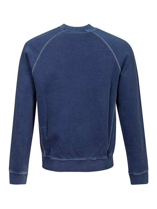 25SS 울리치 긴팔 티셔츠 CFWOSW0124MRUT291531028 Blue - WOOLRICH