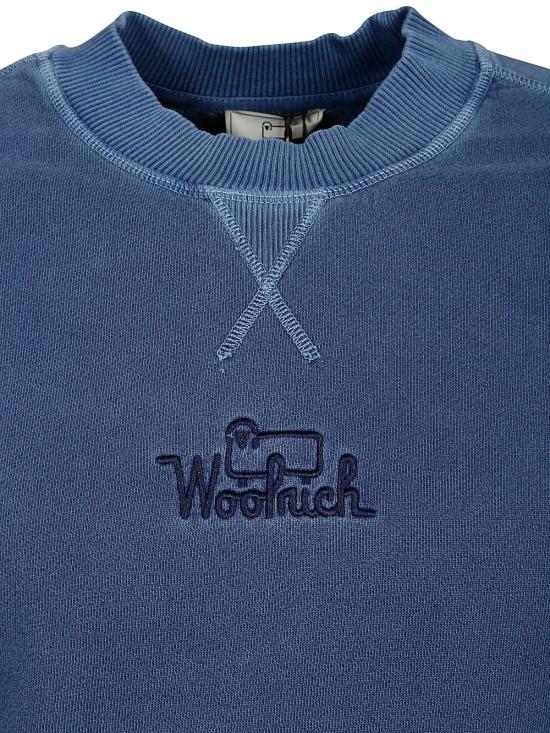 25SS 울리치 긴팔 티셔츠 CFWOSW0124MRUT291531028 Blue - WOOLRICH