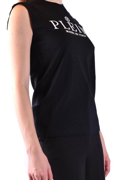  필립 플레인 민소매 티셔츠 SACCWTK2346PJO00202 Black - PHILIPP PLEIN