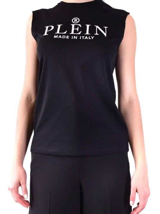  필립 플레인 민소매 티셔츠 SACCWTK2346PJO00202 Black - PHILIPP PLEIN