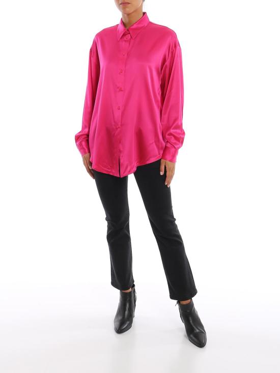  핑코 셔츠 1G18CDZR64Q04 Fuchsia - PINKO