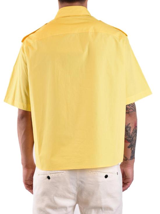  닐바렛 반팔 셔츠 MY60216AY038700N Yellow - NEIL BARRETT