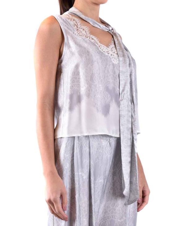  에르마노 설비노 블라우스 D44EK018EB4EB4MF369 Grey - ERMANNO SCERVINO