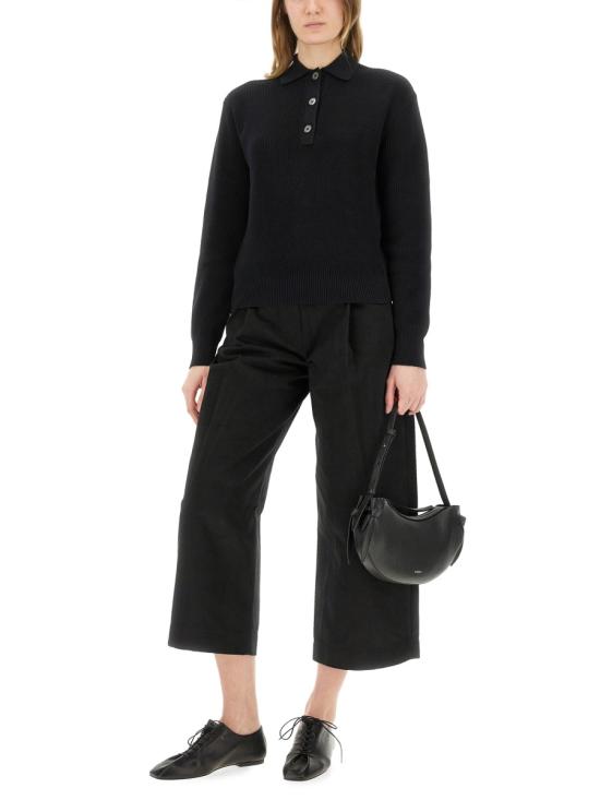 25SS 스튜디오 니콜슨 폴로 티셔츠 CHESAPEAKESNW 1534 BLACK - STUDIO NICHOLSON