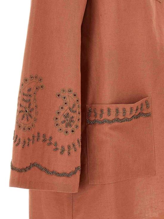 24FW 포르텔라 미디 스커트 WGENEVIEVECM009AMA Dark Red - FORTELA