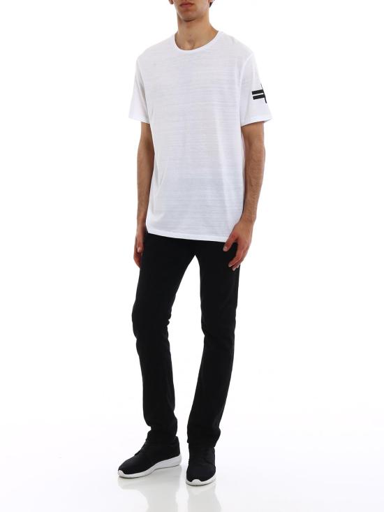  닐바렛 반팔 티셔츠 BJT396AG515526 White - NEIL BARRETT
