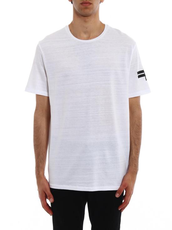  닐바렛 반팔 티셔츠 BJT396AG515526 White - NEIL BARRETT