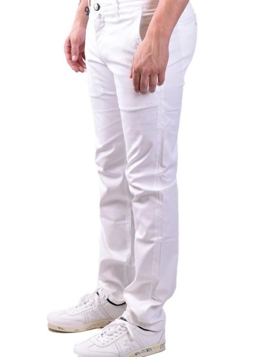  야콥코헨 스트레이트 팬츠 UP00101S3756A00 White - JACOB COHËN