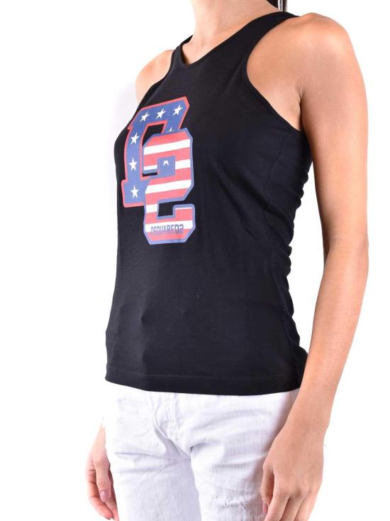 24FW 디스퀘어드2 민소매 티셔츠 S75NL0041S24668900 Black - DSQUARED2