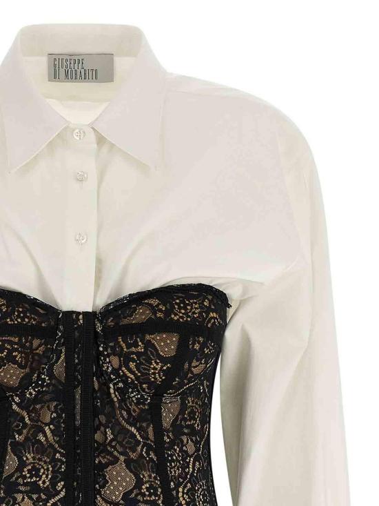  쥬세페 디 모라비토 미디 스커트 05FWDR4980542502 White - GIUSEPPE DI MORABITO