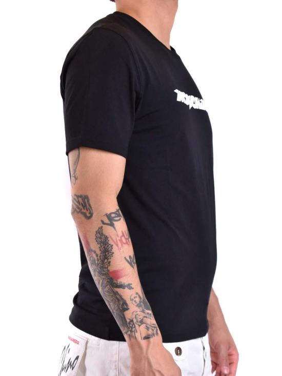 24FW 모스키노 반팔 티셔츠 071820391555 Black - MOSCHINO