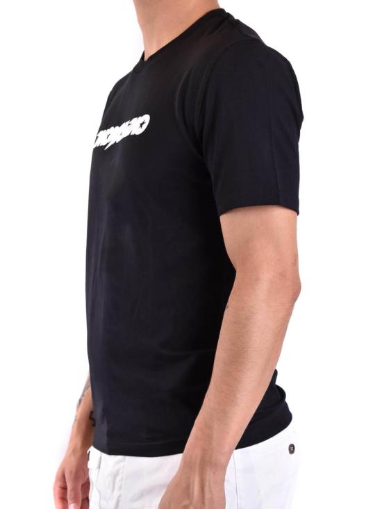 24FW 모스키노 반팔 티셔츠 071820391555 Black - MOSCHINO