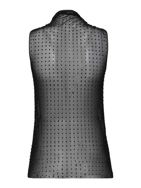 25FW 핑코 민소매 티셔츠 103913A220Z99 Black - PINKO