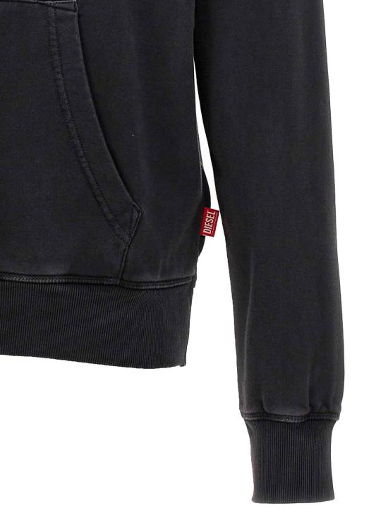 25FW 디젤 후드 티셔츠 A140220KMAM9XX Black - DIESEL