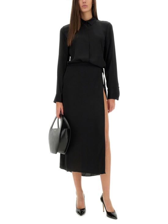 25SS 띠어리 미디 스커트 O1102303 001 BLACK - THEORY