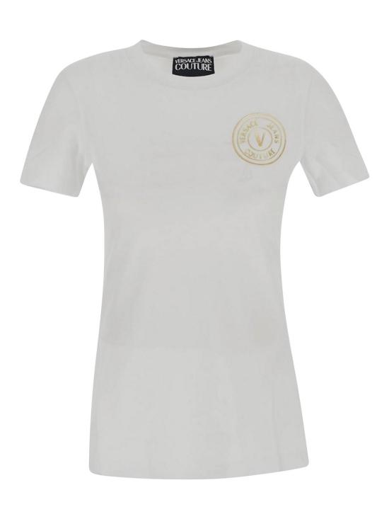  베르사체 반팔 티셔츠 74HAHT06CJ03TG03 White