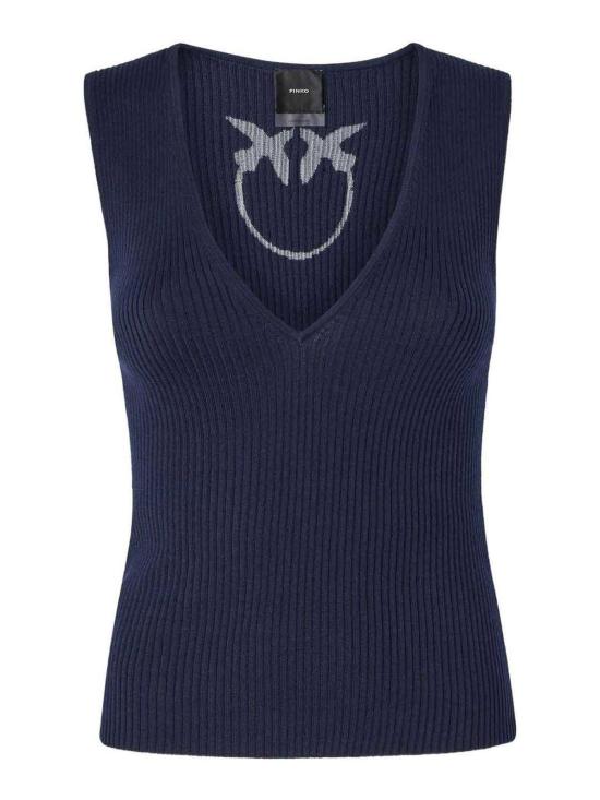  핑코 민소매 티셔츠 104808A1KWF92 Blue