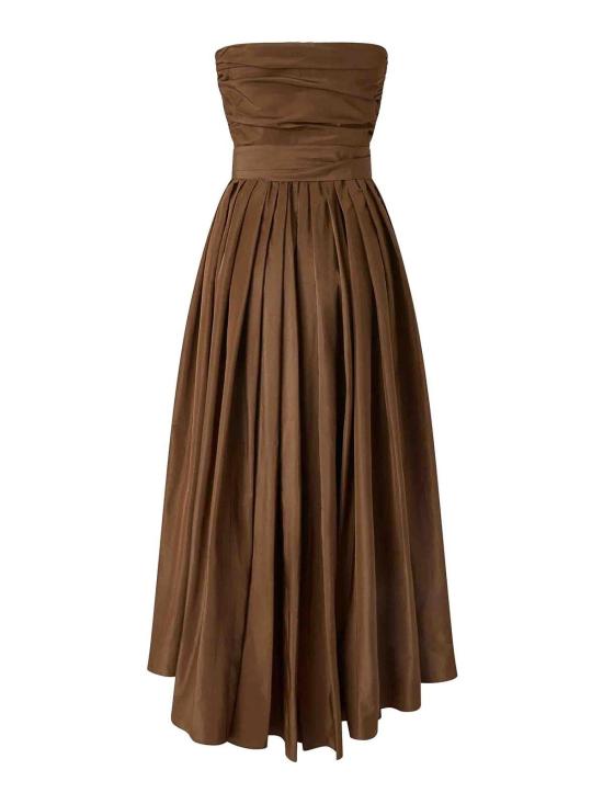  핑코 미디 스커트 104937Y3LEL71 Brown - PINKO