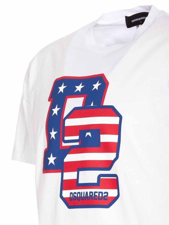  디스퀘어드2 반팔 티셔츠 S74GD1260S23009100 White - DSQUARED2