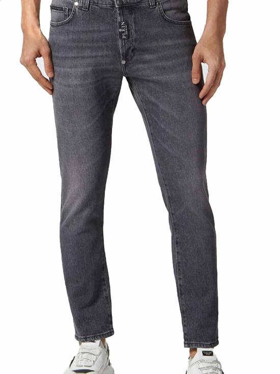  필립 플레인 스트레이트 팬츠 SADCMDT3765PDE004N10VE GREY - PHILIPP PLEIN
