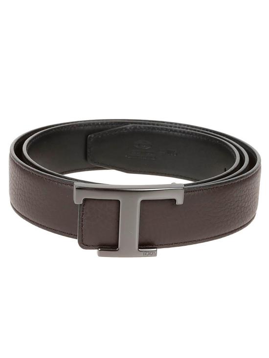 26FW 토즈 가죽 벨트 XCMCQR55100CVQ0531 Black - TODS