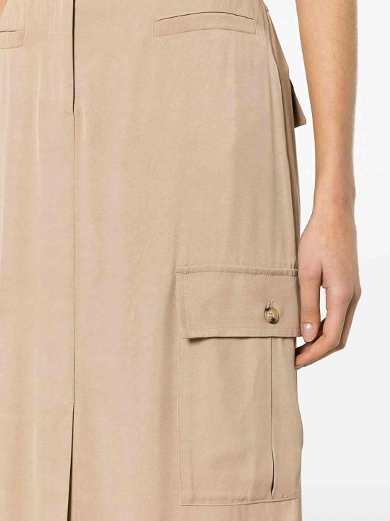  에르마노 설비노 미디 스커트 D44EO005E22E22MF280 Beige - ERMANNO SCERVINO