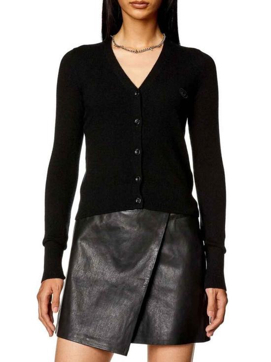 25FW 디젤 가디건 A130150GEAY9XX Black - DIESEL