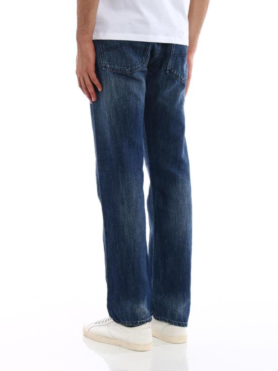  엠포리오 아르마니 스트레이트 팬츠 3Z1J451DFAZ0942 Dark Wash - EMPORIO ARMANI