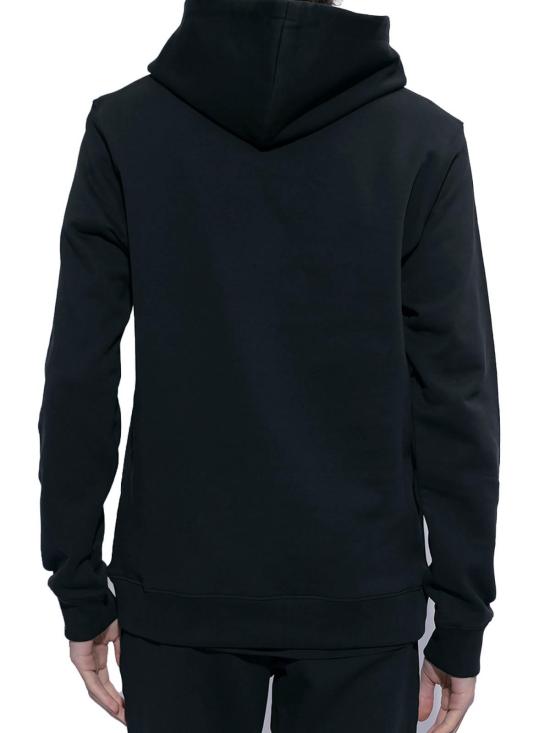 24FW 모스키노 후드 티셔츠 172720281555 Black - MOSCHINO