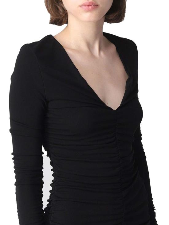  핑코 미디 스커트 FOTOTURBOZ99 Black - PINKO