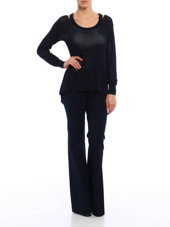  마이클 코어스 긴팔 티셔츠 MH66N4V0WP390 Blue - MICHAEL KORS