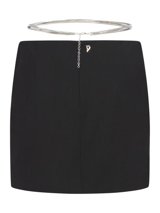  돈답 미디 스커트 G535WS0111DXXX999 Black - DONDUP