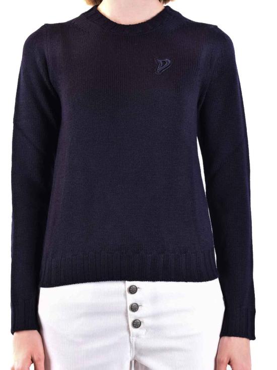  돈답 긴팔 티셔츠 DT281M00856D002DD890 Blue - DONDUP