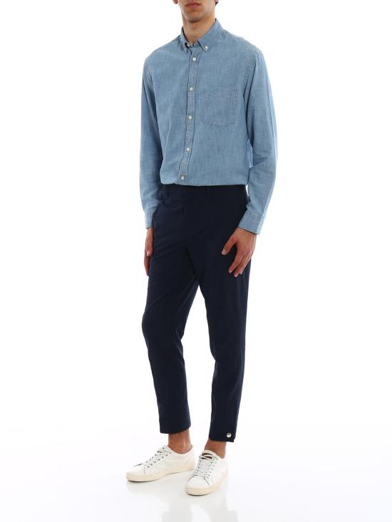  닐바렛 스트레이트 팬츠 BPA474G073466 Dark Blue - NEIL BARRETT