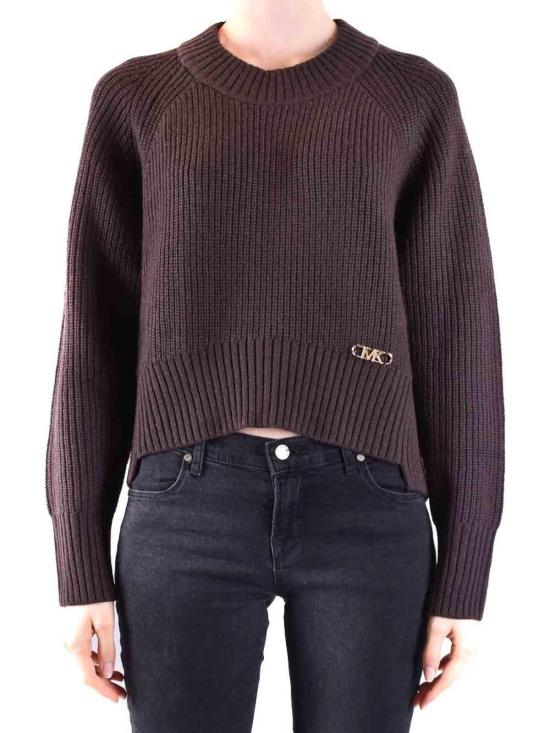  마이클 코어스 스웨터 MF360NR6V1201 Brown - MICHAEL KORS