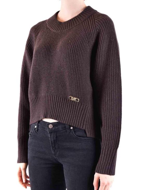  마이클 코어스 스웨터 MF360NR6V1201 Brown - MICHAEL KORS