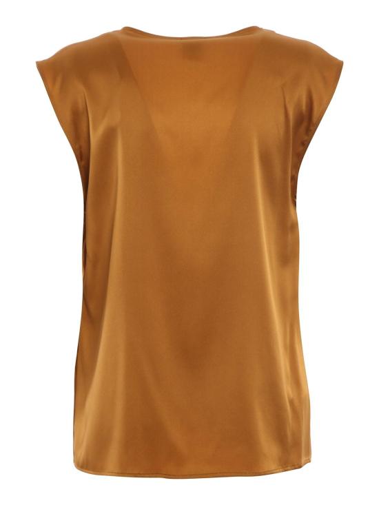  핑코 민소매 티셔츠 1G15M1ZR64L40 Brown - PINKO